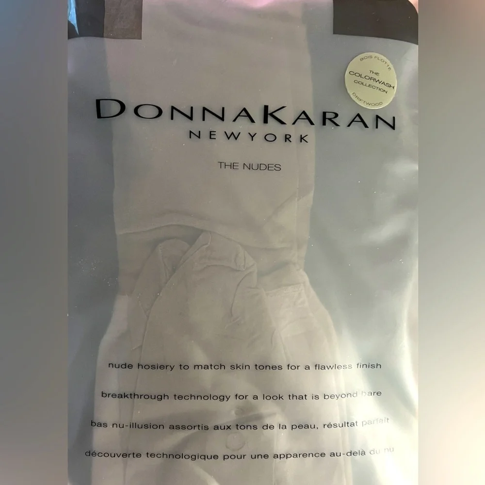 NWT~ 2 Pair of Donna Karan “Driftwood” Sheer Control Top Hosiery ~Small Petite